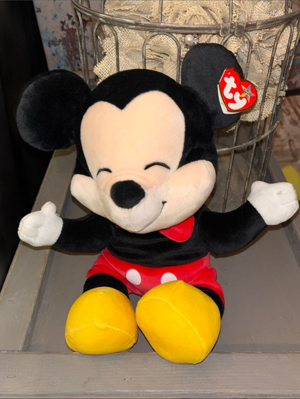 2024 original Ty Beanie Buddies collection Disney Mickey Mouse Plush NWT SO SOFT